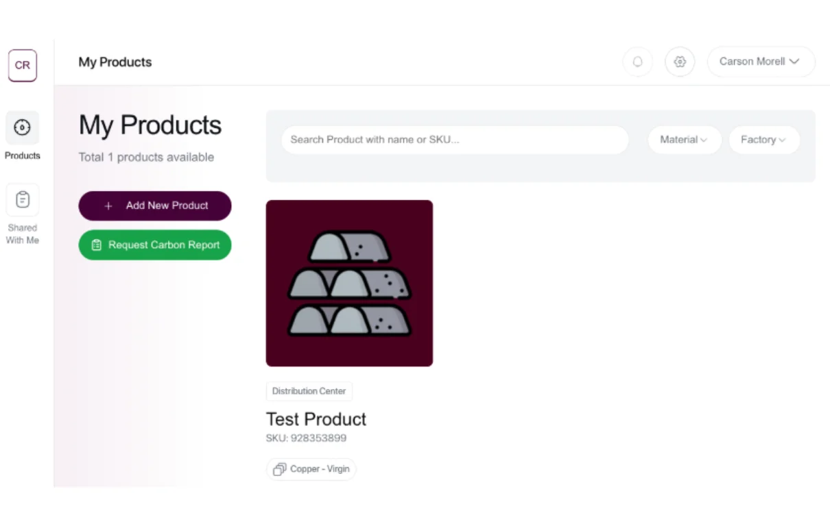Creating Your First Carbon Report For A Specific Customer In 5 Minutes